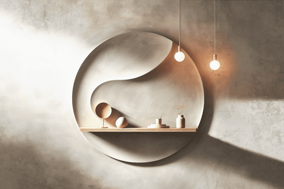 Pared de microcemento