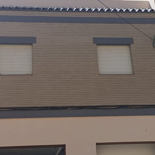 Fachada finalizada después de ser renovada de uno de nuestros clientes